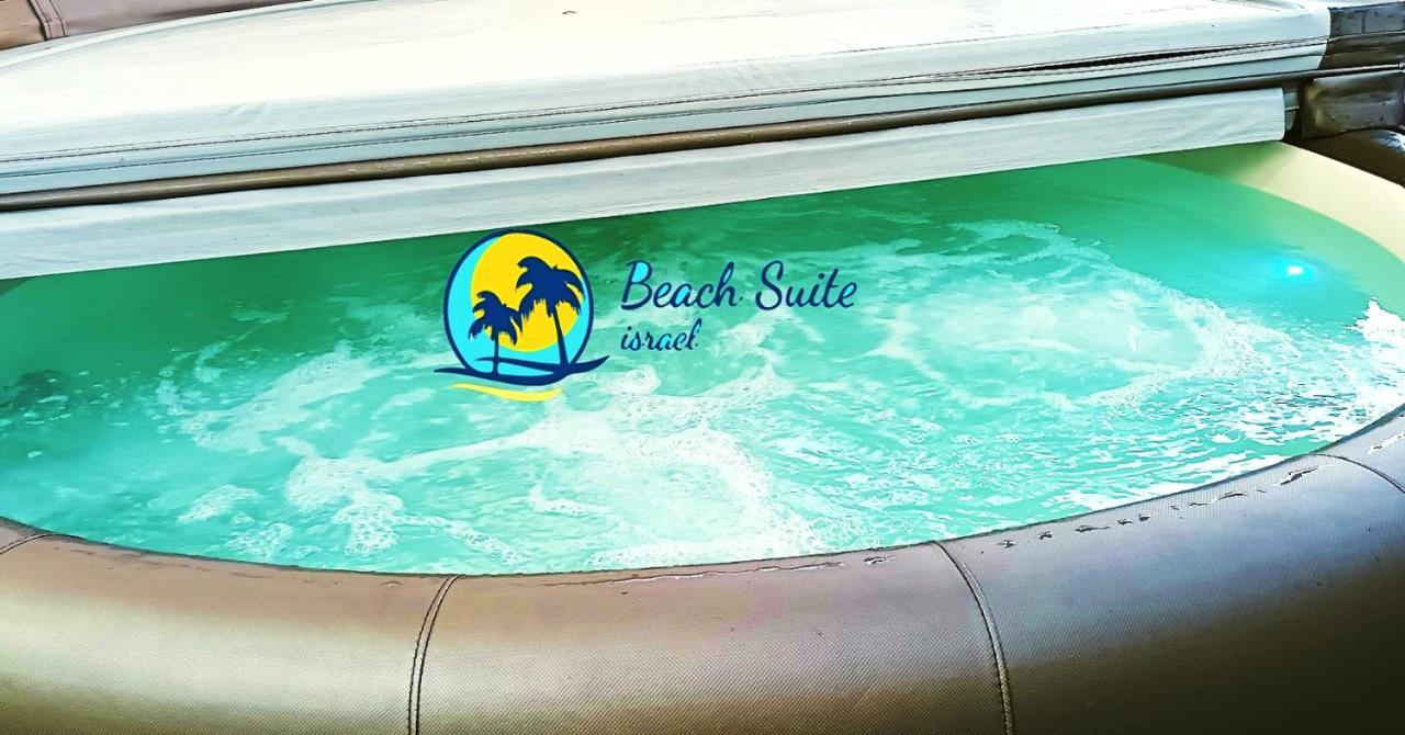 Beach Suite Israel- Private Jacuzzi Garden Suite & Gym, 3 Min Walk To Beach ביץ סוייט ישראל- ג'קוזי פרטי בגינה 3 דקות הליכה לים וחדר כושר Ashkelon Eksteriør bilde